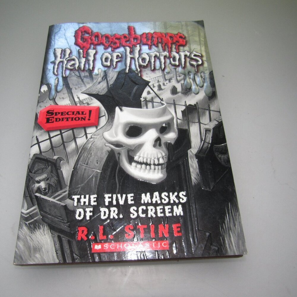 Goosebumps Hall of Horrors Special Edition: The Five Masks of Dr. Screem Book